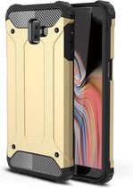Magic Armor TPU + PC combinatiehoes voor Galaxy J6 + (goud)
