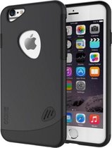 SLiCOO Cobblestone PC + TPU combinatiehoes voor iPhone 6 Plus & 6S Plus (zwart)