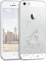 kwmobile telefoonhoesje voor Apple iPhone SE (1.Gen 2016) / 5 / 5S - Hoesje voor smartphone - Eenhoorn design