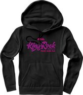 KingRock Studio  Hoodie | Paars | Heren / Dames | Original & Vintage Hoodie met Capuchon | Perfect Kleding Trui Verjaardag Cadeau |