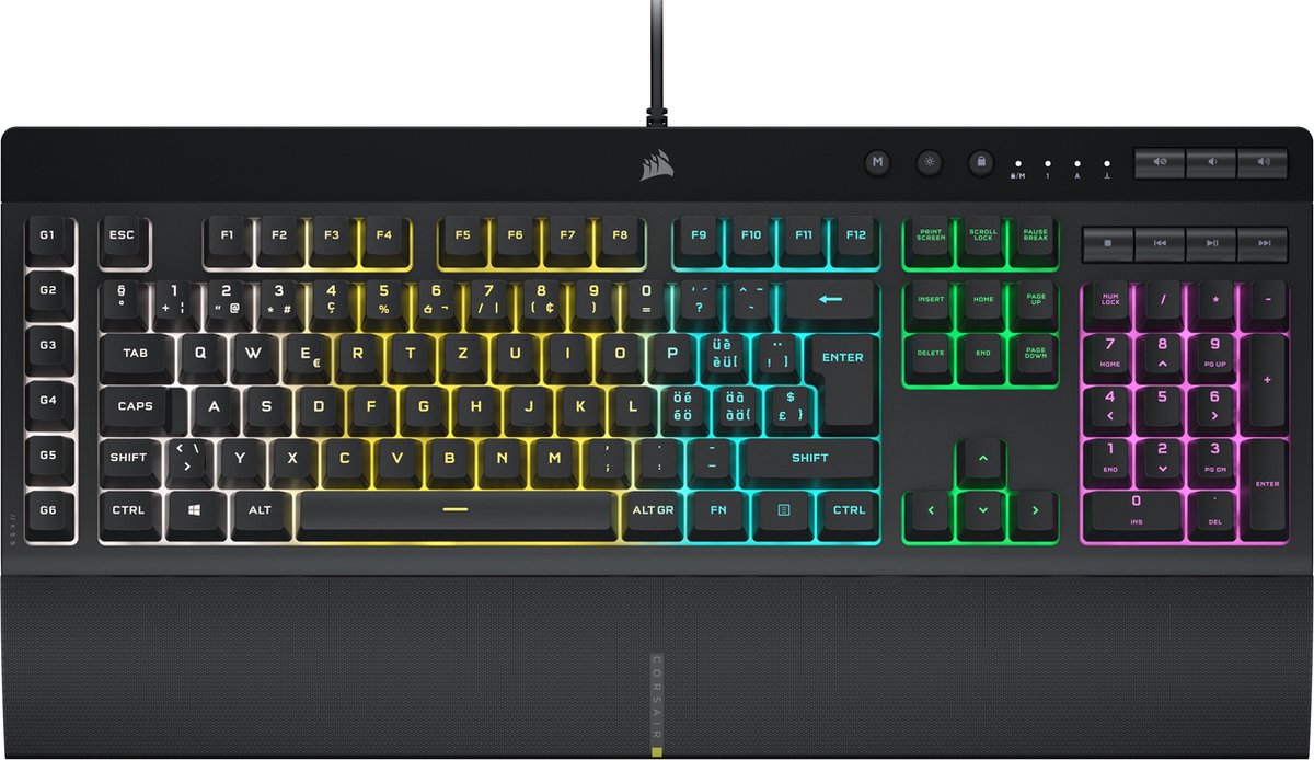 Corsair K55 RGB Pro Keyboard - CH Qwertz