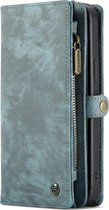 Apple iPhone 12 Pro Hoesje - Caseme - Serie - Kunstlederen Bookcase / 2in1 Case - Blauw - Hoesje Geschikt Voor Apple iPhone 12 Pro