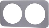 Afdekraam - Aigi Jura - 2-voudig - Rond - Kunststof - Zilver - BES LED
