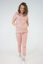 La Pèra Vrijetijdspak - Huispak Dames kledingsetje Trainingspak JUST roze - Maat S