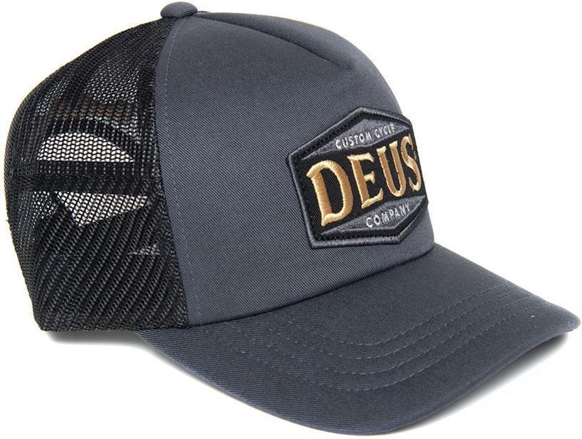 DEUS American Twin Trucker cap - Phantom Black