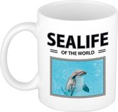 Dolfijn mok met dieren foto sealife of the world