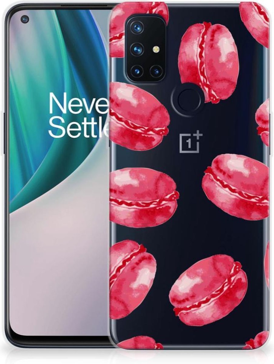 OnePlus Nord N10 5G Siliconen Case Pink Macarons