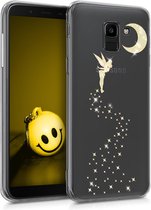 kwmobile telefoonhoesje voor Samsung Galaxy J6 - Hoesje voor smartphone - Glitterfee design