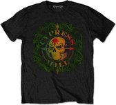Cypress Hill Heren Tshirt -L- South Gate Logo & Leaves Zwart