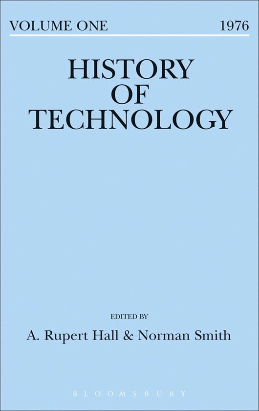 History of Technology - History of Technology Volume 1 - cover