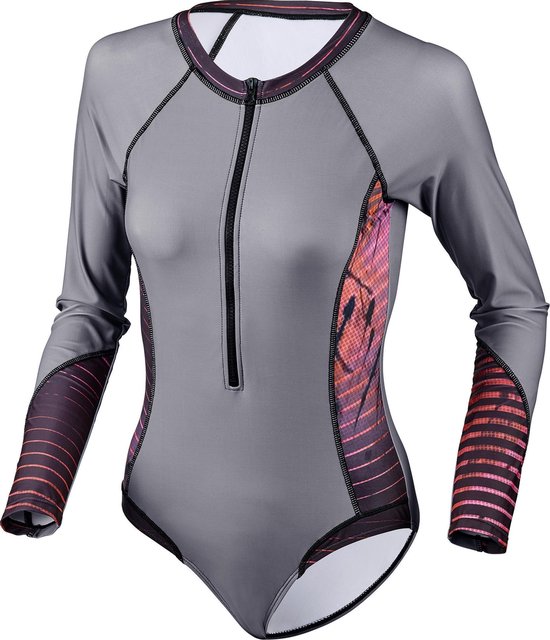 Beco Badsuit Beactive Dames Polyamide/elastaan Grijs Maat 36