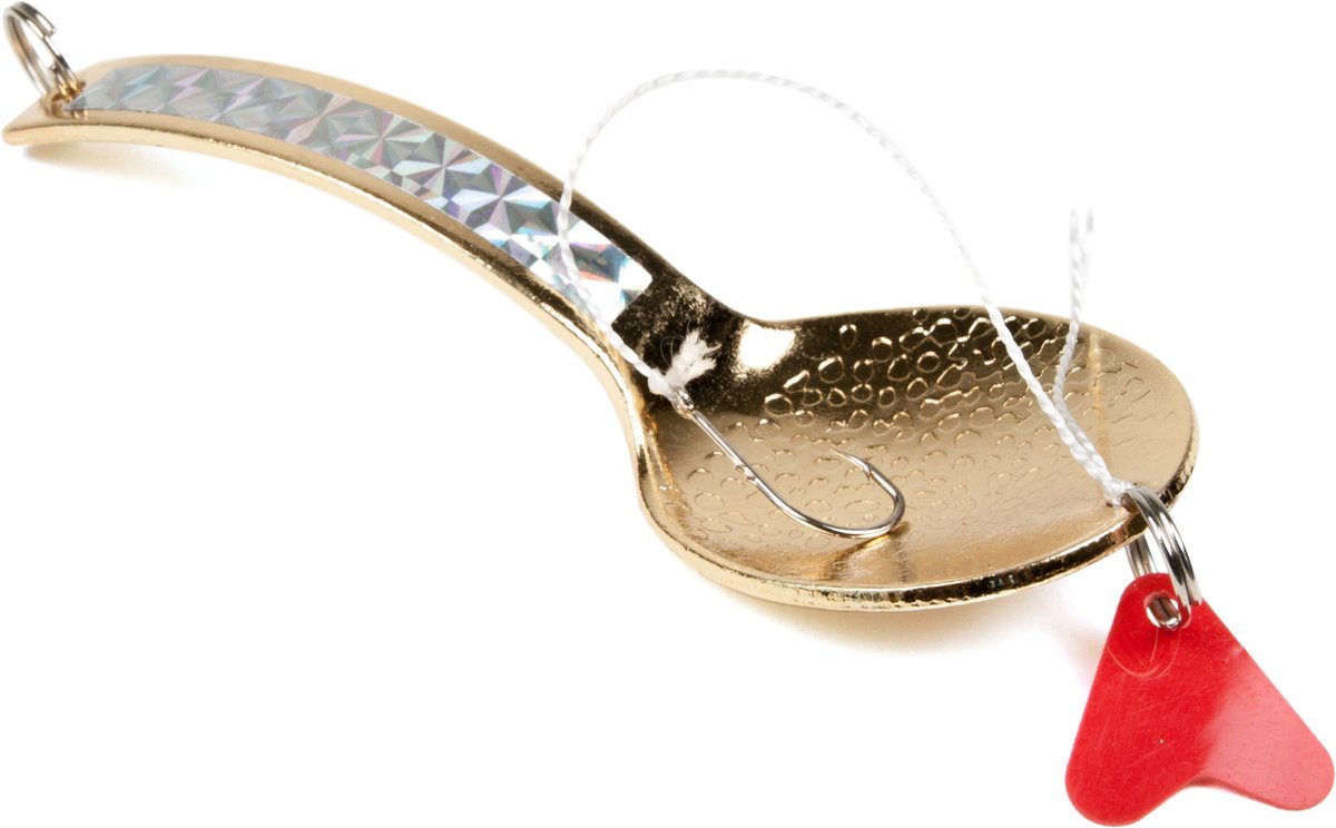 X2 Platvis Lepel - Lepel - 45 gr - Goud / Zilver / Rood