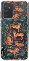 Casetastic Samsung Galaxy A52 (2021) 5G / Galaxy A52 (2021) 4G Hoesje - Softcover Hoesje met Design - Cheetah Life Print