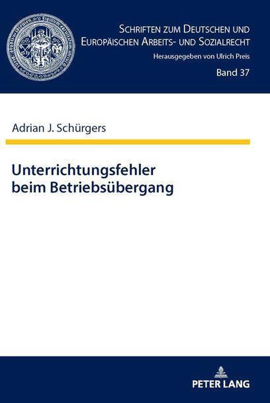 Schriften zum Deutschen und Europaeischen Arbeits- und Sozia ... - cover