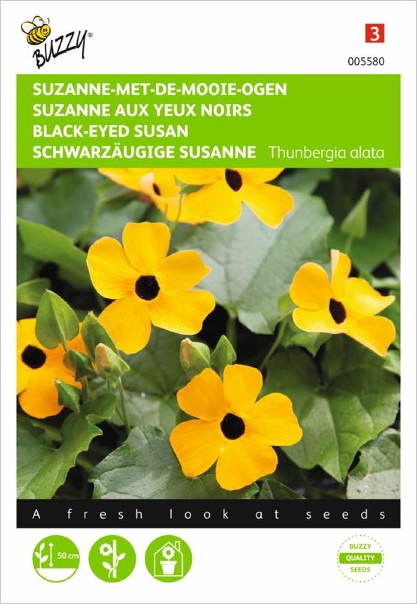 Buzzy zaden - bloemzaad - Suzanne met de mooie ogen