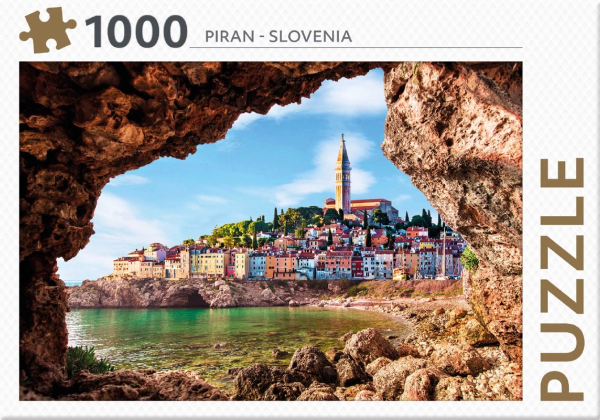 Rebo Legpuzzels 1000 stukjes - Piran, Slovenia - Premium kwaliteit