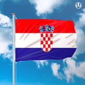 vlag Kroatië 150x225cm - Spunpoly
