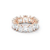 Swarovski Vittore Dames Ring Metaal - Roségoudkleurig - 16.50 mm / maat 52