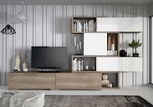 Trasman- TV Meubel Tv-meubel Verena 230 - 49cm - Wit; Bruin