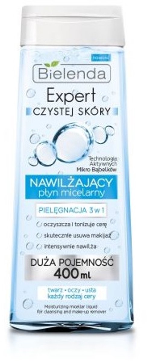 Bielenda - Clean Skin Expert Moisturizing Micellar Fluid 400Ml