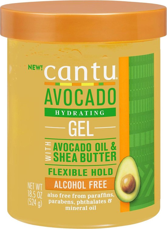 Cantu Avocado Hydrating Gel Flexible Hold 18.5oz