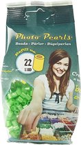 Foto kralen, afm 5x5 mm, gatgrootte 2,5 mm, medium, groen parelmoer (22), 1100 stuk/ 1 doos