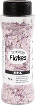 Terrazzo vlokken, paars, 90 gr/ 1 Doosje