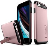 Spigen Slim Armor Air Cushion Technology hoesje voor iPhone 7, iPhone 8 en iPhone SE 2020 - roze