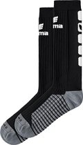 Erima Classic 5-C Sokken Lang - Zwart / Wit | Maat: 43-46