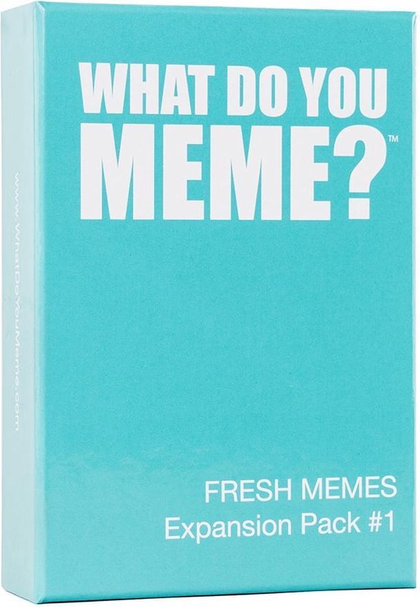 What Do You Meme? English Expansion pack - Kaartspel - Spelletjes voor Volwassenen - Fresh Memes