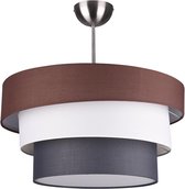 LED Plafondlamp - Plafondverlichting - Torna Bisi - E27 Fitting - Vierkant - Mat Nikkel - Aluminium