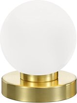 LED Tafellamp - Tafelverlichting - Torna Princo - E14 Fitting - Rond - Mat Goud - Aluminium