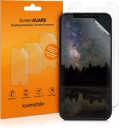 kwmobile 3x screenprotector voor Apple iPhone 12 / 12 Pro - beschermende folie voor smartphone