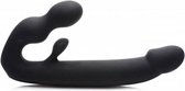 Tri-Volver Strapless Strap-on - Toys voor dames - Strap on - Zwart - Discreet verpakt en bezorgd