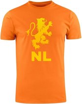 Oranje leeuw Heren t-shirt | voetbal | Nederlands Elftal | EK | WK | grappig | cadeau | Oranje