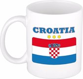 Beker / mok met de Kroatische vlag - 300 ml keramiek - Kroatie
