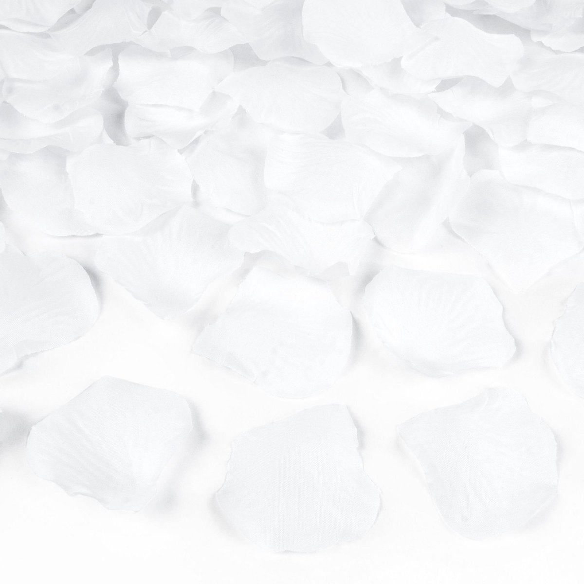 Afbeelding van product Merkloos / Sans marque  Witte rozenblaadjes 500x stuks - Bruiloft decoratie