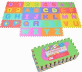 Tapis Puzzle Papaye Pink avec lettres et chiffres Puzzlestar ABC/ 123