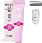 Moyra Stamping and Painting Gel No.08 Chroom