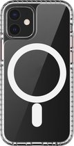 Mobigear MagSafe Hardcase - Geschikt voor iPhone 12 (Pro) - Clear / Orange