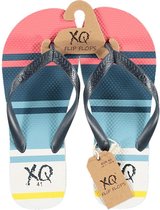 Xq Footwear Teenslippers Regenboog Heren Polyester Blauw Mt 42