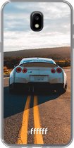 Samsung Galaxy J5 (2017) Hoesje Transparant TPU Case - Silver Sports Car #ffffff