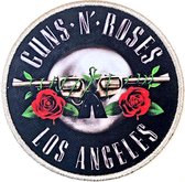 Guns N' Roses Patch Los Angeles Silver Multicolours