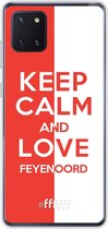 6F hoesje - geschikt voor Samsung Galaxy Note 10 Lite -  Transparant TPU Case - Feyenoord - Keep calm #ffffff