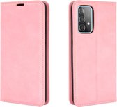 Samsung Galaxy A52 Portemonnee Hoesje Roze - Cacious (Wallet Serie)