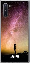 Samsung Galaxy Note 10 Hoesje Transparant TPU Case - Watching the Stars #ffffff