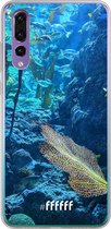 Huawei P30 Hoesje Transparant TPU Case - Coral Reef #ffffff