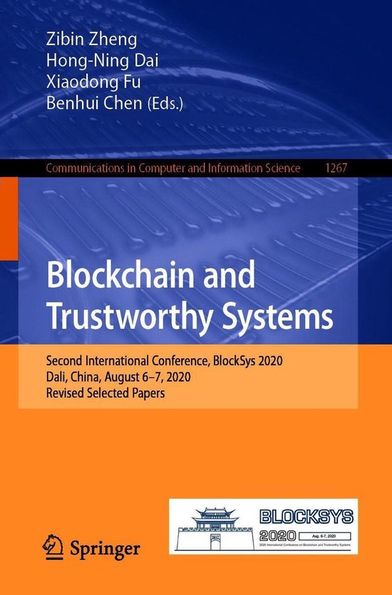 Springer Nature Proceedings Computer Science - Blockchain an ... - cover