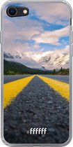 6F hoesje - geschikt voor iPhone SE (2020) - Transparant TPU Case - Road Ahead #ffffff