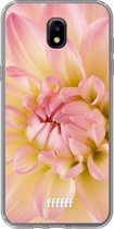 Samsung Galaxy J5 (2017) Hoesje Transparant TPU Case - Pink Petals #ffffff